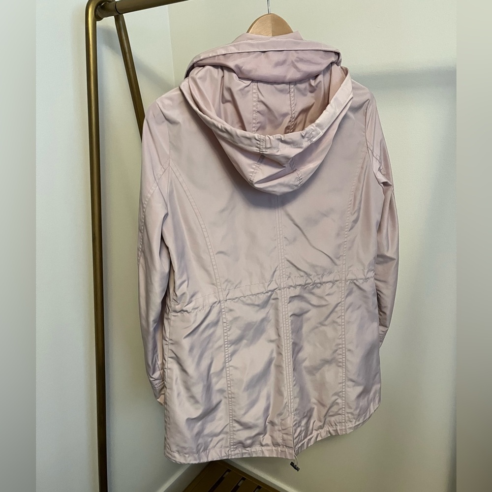 Michael Kors Dusty Pale Pink Raincoat Jacket Windbreaker. Size medium. - Picture 8 of 12